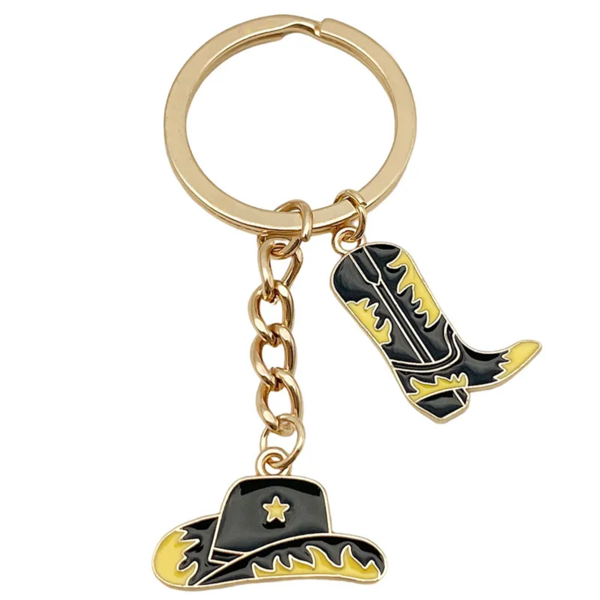 cowboy key chain